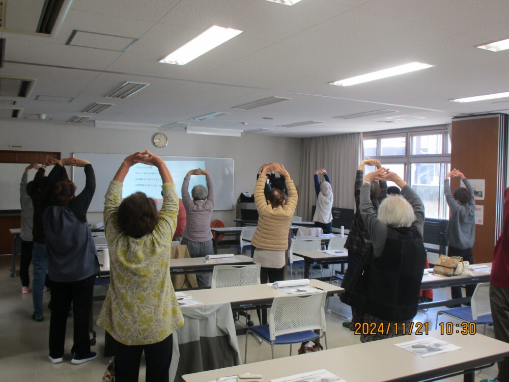 静岡市清水区老人ホーム_戸塚理学療法士による健康寿命i教室n清水北部交流センター