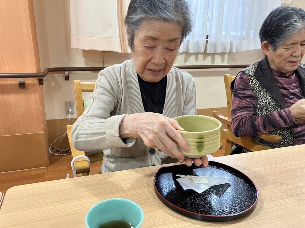 駿東郡長泉町老人ホーム_五感で感じるお茶会懐かしや七五三