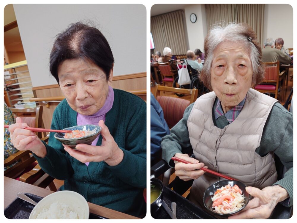 藤枝市老人ホーム_イベント食カニ祭