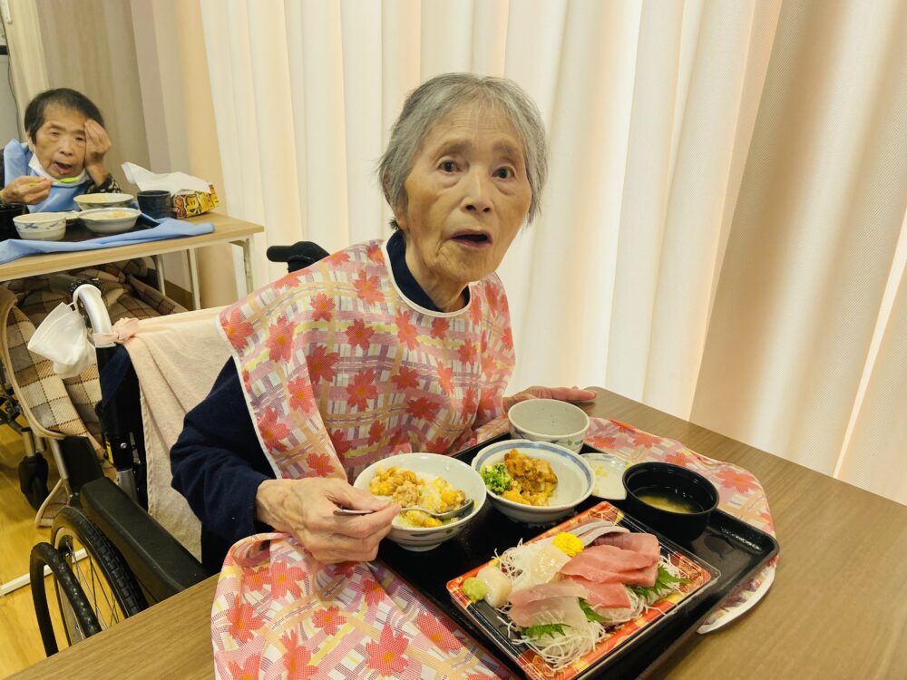 静岡市清水区老人ホーム_4月10日木刺身の日
