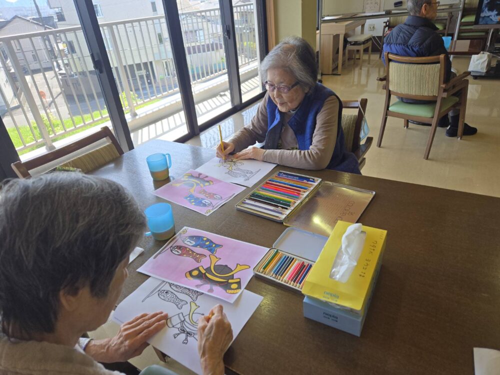 静岡市駿河区有料老人ホーム_端午の節句レクリエーション
