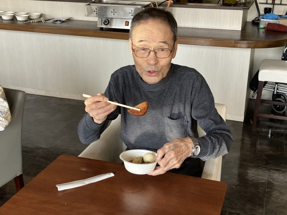 静岡市駿河区老人ホーム_心も体もぽかぽか、おでんレク
