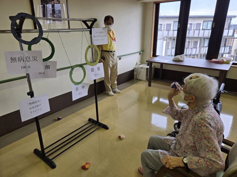 静岡市駿河区老人ホーム_「夏越の祓」レクリエーション
